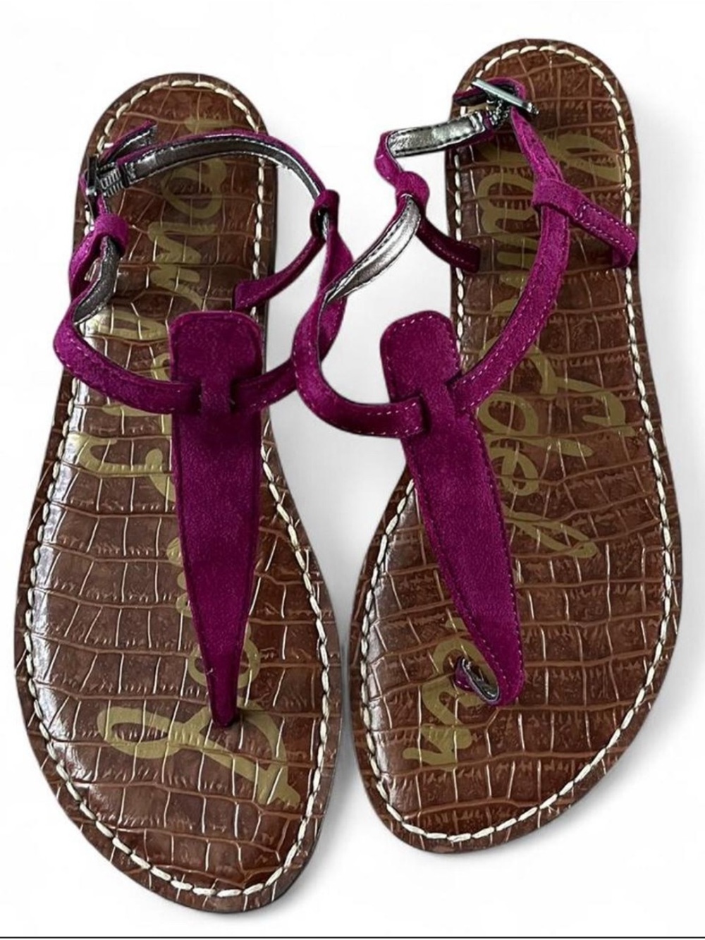 Sam Edelman Gigi Thong Suede Sandals